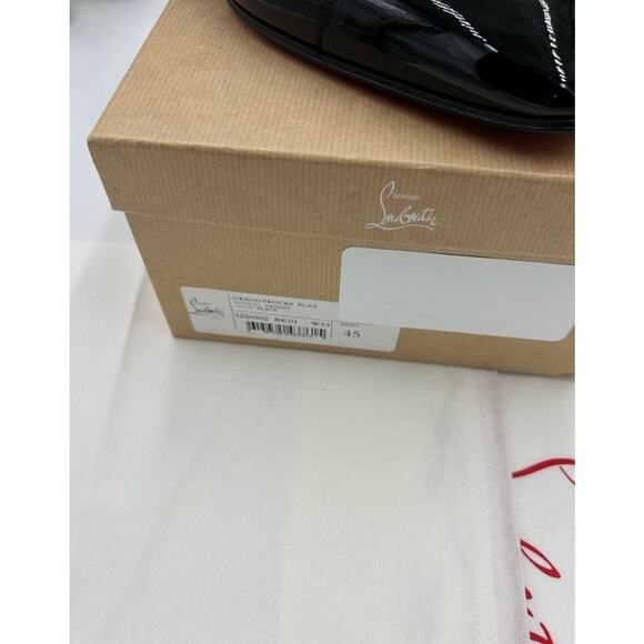 Men\'s Christian Louboutin GREGGYROCKS patent leather spiked Oxford\'s size 45 main image 11